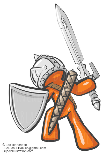 Design Mascot Warrior #24187