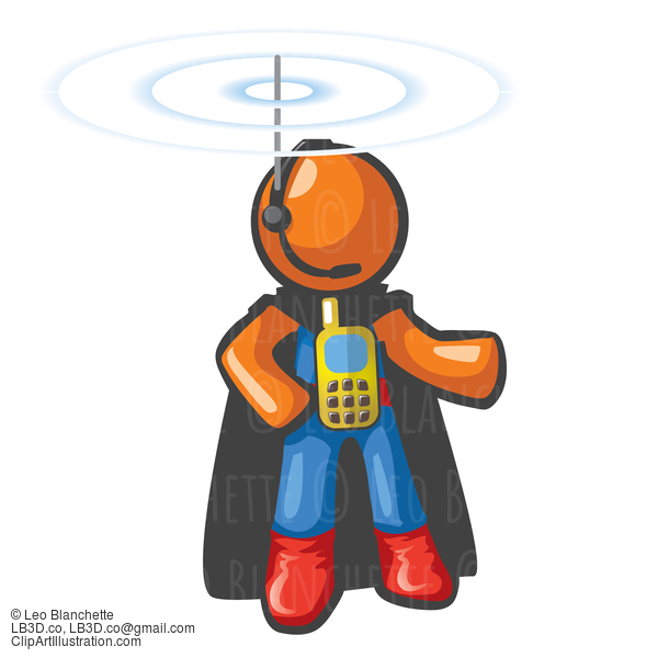 Orange Man Communications Hero #24236