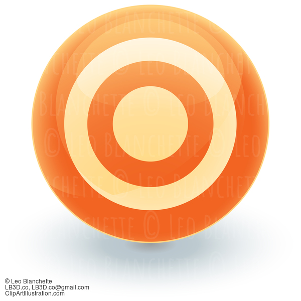 Orange Icon Target #24248