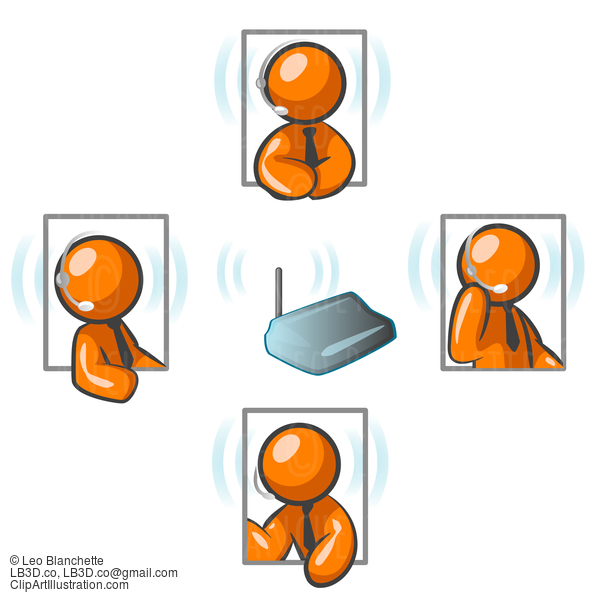 Orange Man Communication Network #24285