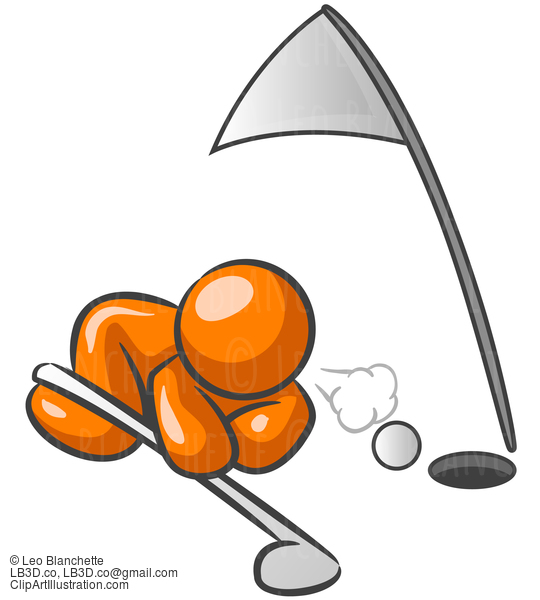 Orange Man Golf Cheater #24303