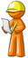 Orange Person Draftsman