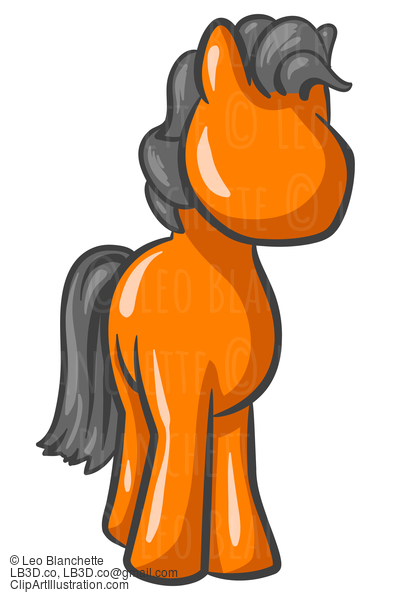 Orange Horse #24342