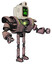 Automaton containing old computer monitor and angry pixels face and retro-futuristic webcam and heavy upper chest and heavy mech chest and green energy core and ultralight foot exosuit.