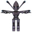 Bot containing grey alien style head and electric eyes and light chest exoshielding and chest valve crank and blue-eye cam cable tentacles and prototype exoplate legs. Light lavender metal. T-pose.