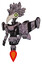 Automaton containing bird skull head and green eyes and bird feather design and light chest exoshielding and ultralight chest exosuit and stellar jet wing rocket pack and jet propulsion.