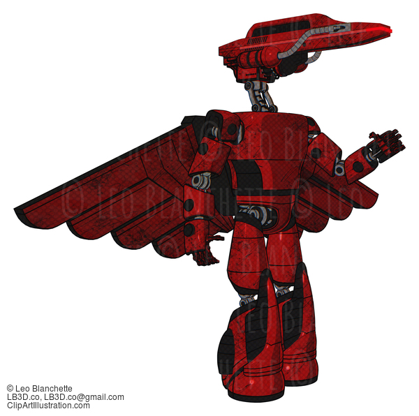 Android Containing Dual Retro Camera Head And Laser Gun Head And Light Chest Exoshielding And Prototype Exoplate Chest And Pilot’S Wings Assembly And Light Leg Exoshielding And Stomper Foot Mod. #18454