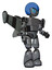 Automaton containing grey alien style head and blue grate eyes and blue helmet and light chest exoshielding and prototype exoplate chest and stellar jet wing rocket pack and light leg exoshielding.