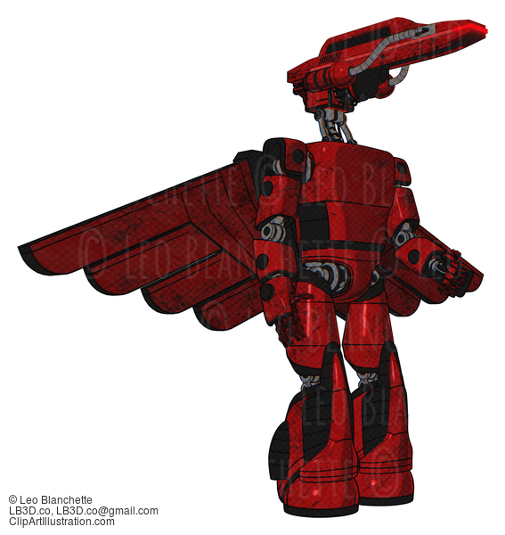 Android Containing Dual Retro Camera Head And Laser Gun Head And Light Chest Exoshielding And Prototype Exoplate Chest And Pilot’S Wings Assembly And Light Leg Exoshielding And Stomper Foot Mod. #20431