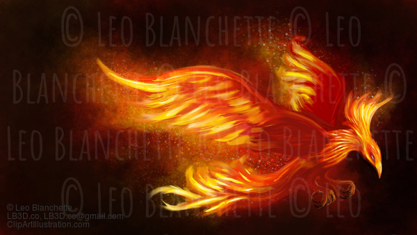 A Fire Bird Or Phoenix #20897