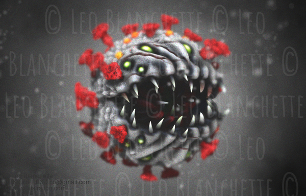 Covid-19 Microscopic Monster #20924