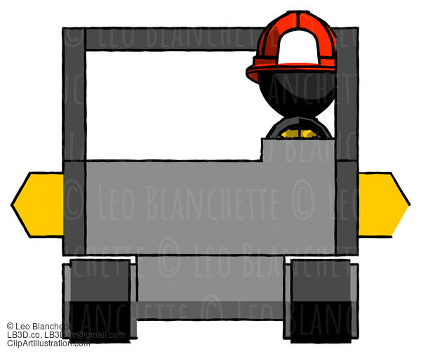 Black Firefighter Fireman Man Driving Amphibious Tracked Vehicle Front View #13521