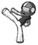 Sketch Football Player Man Ninja Kick Left