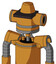 Peach Droid With Cone Head And Black Visor Cyclops