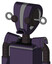 Purple Mech With Droid Head And Sad Mouth And Two Eyes