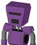 Purple Automaton With Box Head And Dark Tooth Mouth And Black Visor Cyclops