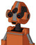 Orange Mech With Droid Head And Happy Mouth And Three-Eyed