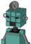 Greenish Mech With Cube Head And Dark Tooth Mouth And Angry Eyes And Radar Dish Hat