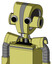 Yellow Robot With Droid Head And Two Eyes