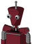 Red Droid With Cylinder-Conic Head And Two Eyes And Single Antenna
