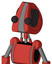 Tomato-Red Droid With Droid Head And Two Eyes
