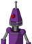Purple Automaton With Cone Head And Vent Mouth And Angry Cyclops And Single Antenna