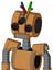 Peach Mech With Multi-Toroid Head And Square Mouth And Three-Eyed And Wire Hair