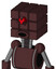 Purple Droid With Cube Head And Round Mouth And Angry Cyclops Eye