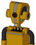 Yellow Droid With Droid Head And Black Cyclops Eye