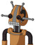 Peach Mech With Droid Head And Keyboard Mouth And Red Eyed And Double Antenna