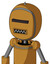 Yellowish Droid With Bubble Head And Square Mouth And Black Visor Cyclops And Spike Tip