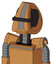 Peach Mech With Droid Head And Toothy Mouth And Black Visor Cyclops