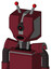 Red Droid With Mechanical Head And Round Mouth And Black Cyclops Eye And Double Led Antenna