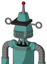 Greenish Mech With Cone Head And Vent Mouth And Black Visor Cyclops And Single Led Antenna