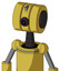Yellow Droid With Multi-Toroid Head And Black Cyclops Eye