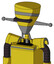 Yellow Droid With Vase Head And Black Visor Cyclops