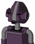 Purple Mech With Droid Head And Happy Mouth And Angry Eyes