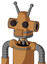 Peach Mech With Cone Head And Speakers Mouth And Two Eyes And Double Antenna