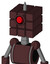 Purple Droid With Cube Head And Cyclops Eye And Spike Tip