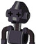 Purple Robot With Droid Head And Sad Mouth And Plus Sign Eyes