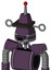 Purple Mech With Cone Head And Happy Mouth And Black Visor Cyclops And Single Led Antenna