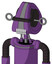 Purple Automaton With Droid Head And Teeth Mouth And Black Visor Cyclops
