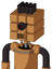 Peach Mech With Cube Head And Speakers Mouth And Black Cyclops Eye And Pipe Hair