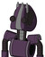 Purple Mech With Droid Head And Two Eyes And Three Spiked