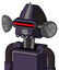 Purple Mech With Droid Head And Pipes Mouth And Visor Eye And Spike Tip