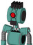 Greenish Mech With Multi-Toroid Head And Dark Tooth Mouth And Cyclops Eye And Pipe Hair