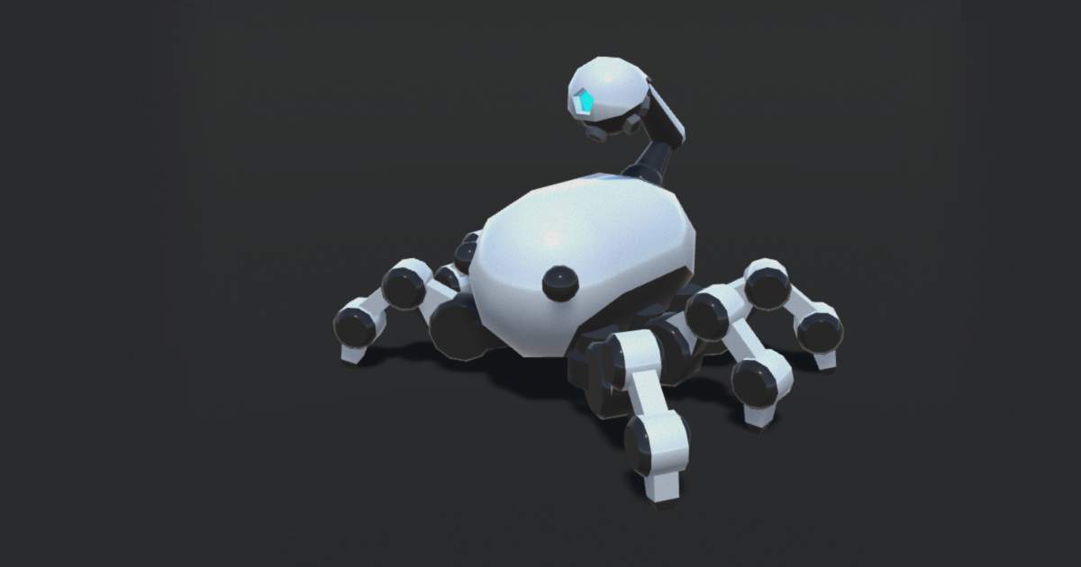 Drone Crawler, Unity3d Asset Character