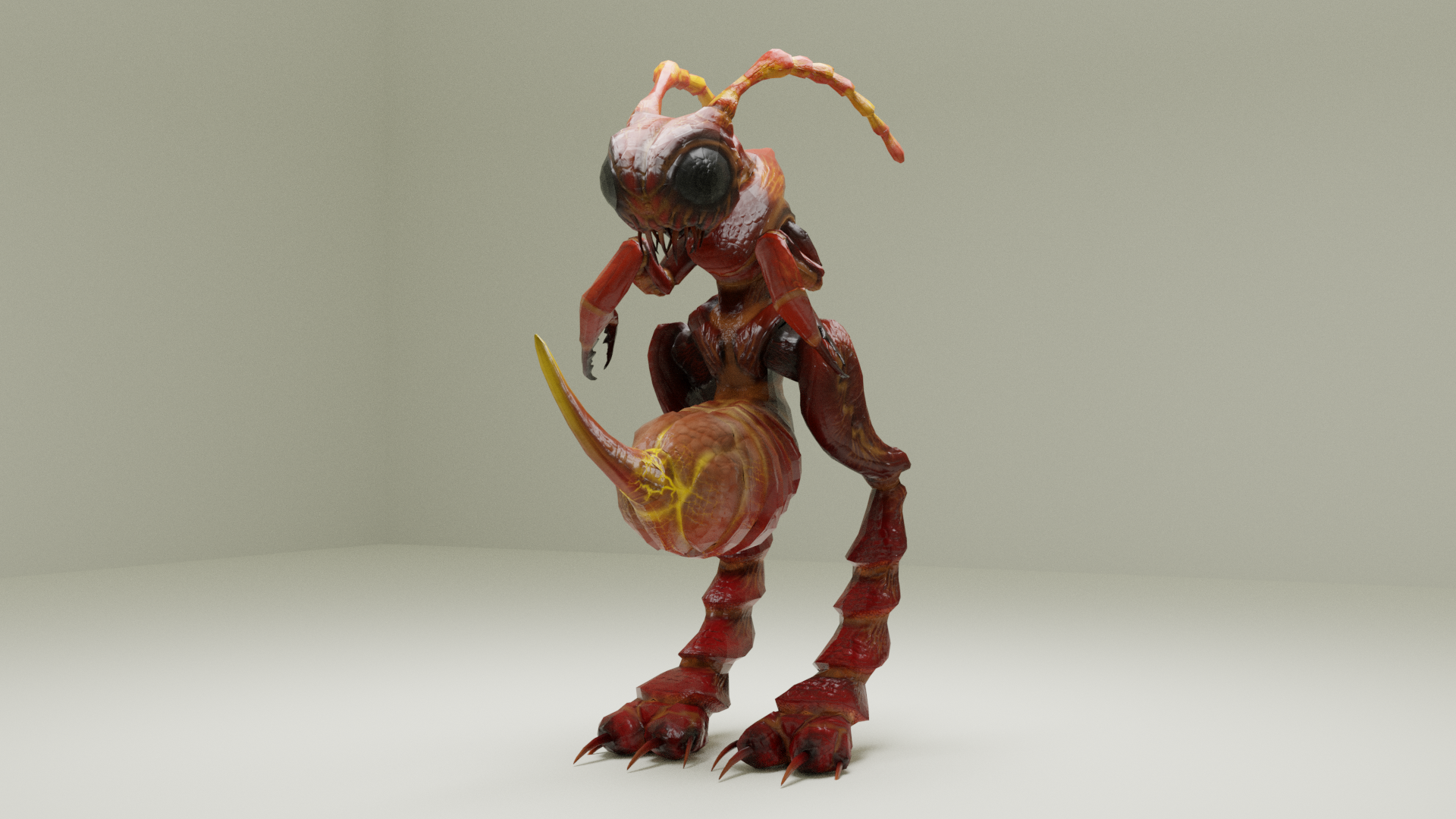 Cave Needle Ant Monster Render 2