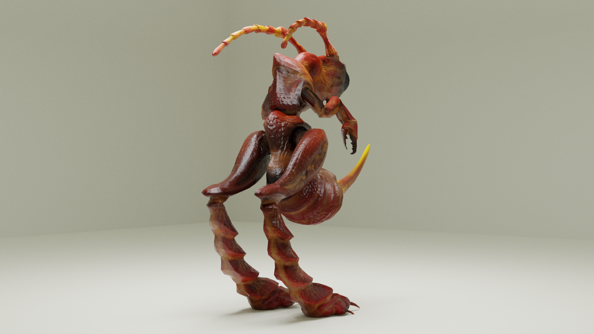 Cave Needle Ant Monster Render 3
