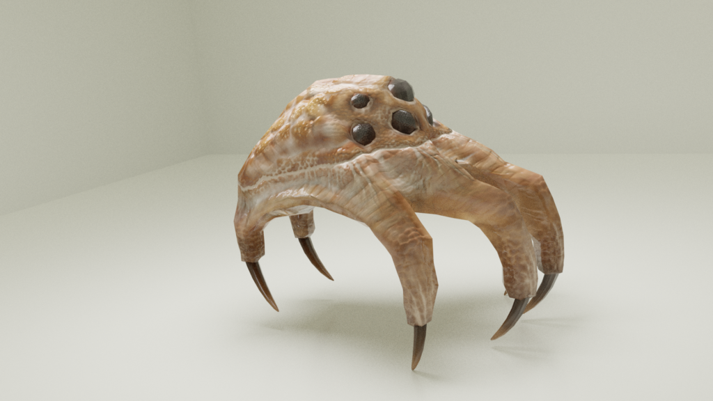 Kranion, Headcrab and Facehugger Alien Monster Tribute 3d Game Assets